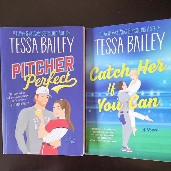 Other - Pitcher Perfect & Catch Her If You Can - Tessa Bailey Paperback Books